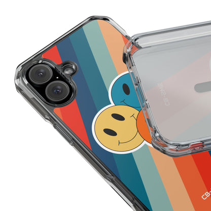 Retro Smiley Harmony iPhone Case - Impact