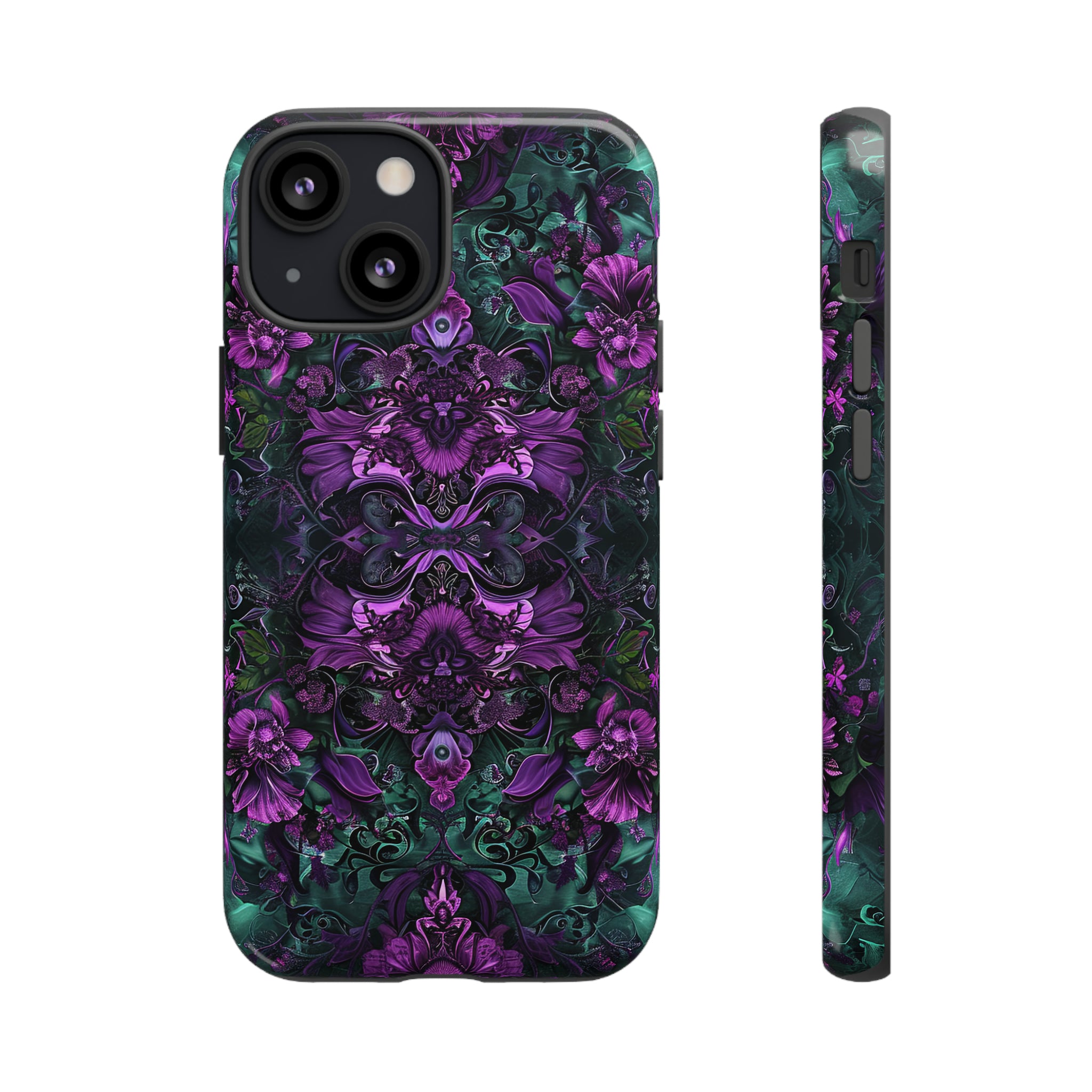 Baroque Floral Gothic - Protective Phone Case