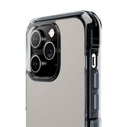 Pale Silver - Clear Impact Case for iPhone