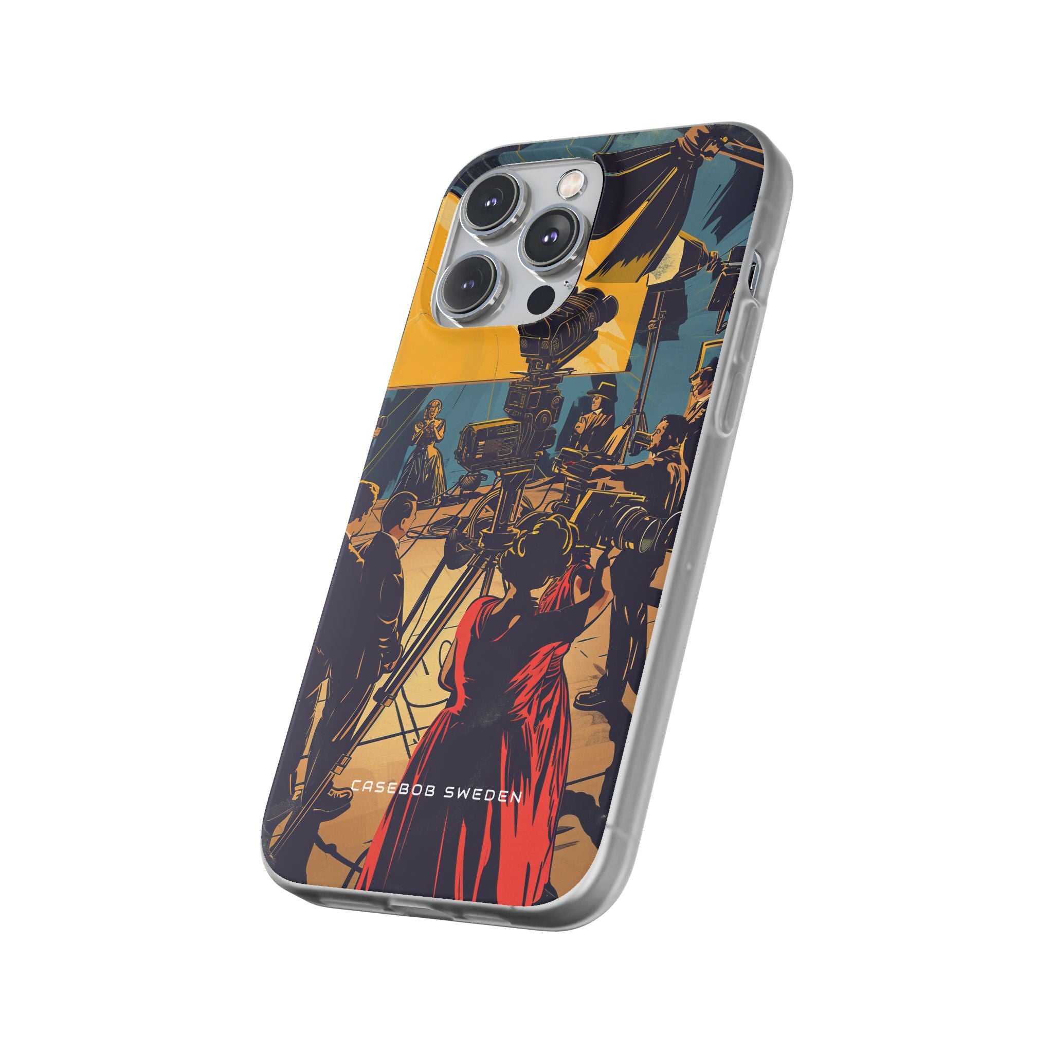 Golden Era Cinematic Spotlight iPhone 14 - Flexi Phone Case