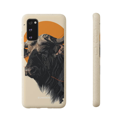 Majestic Buffalo Sun | Biodegradable Phone Case