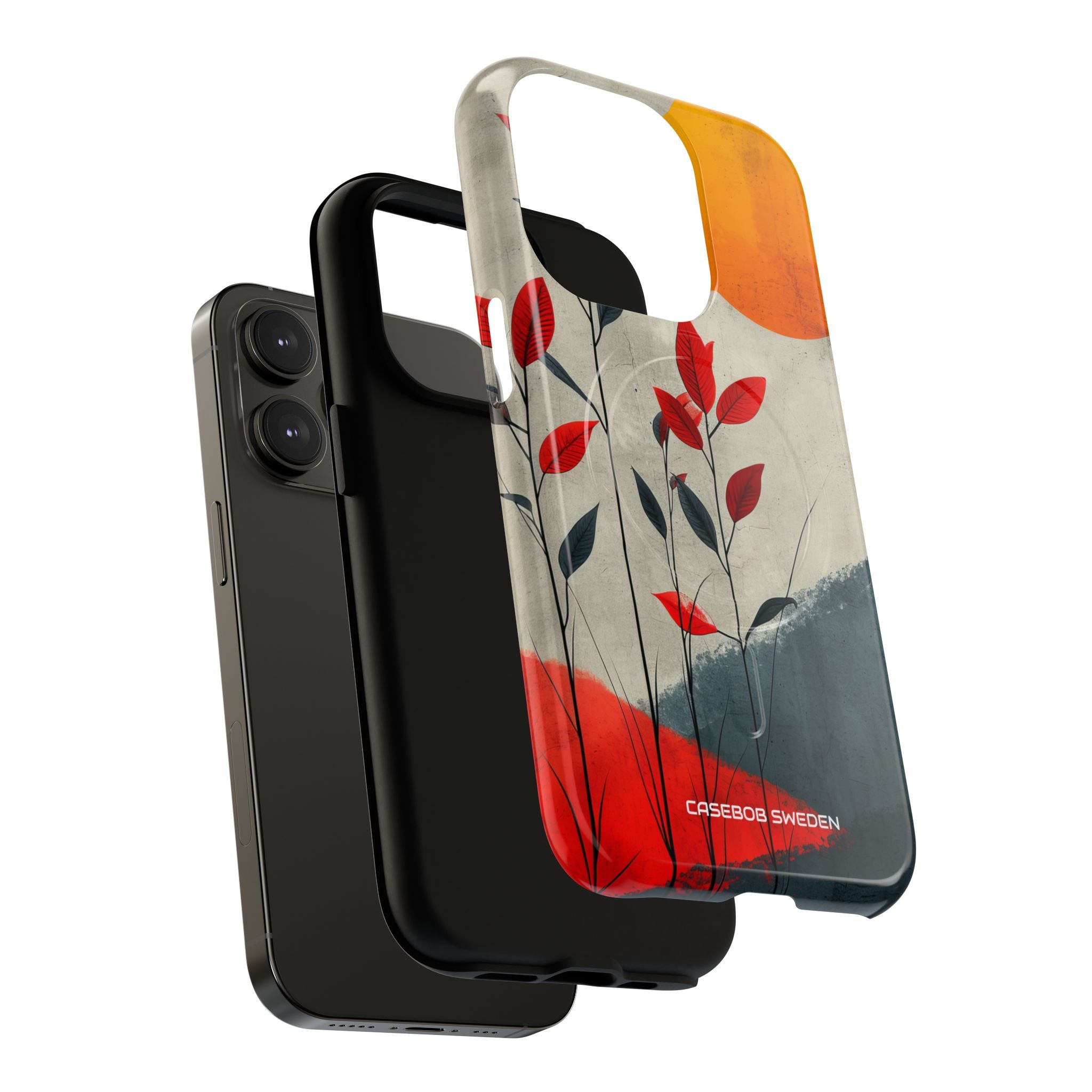 Gray Sunscape - Tough + MagSafe® iPhone 14 Phone Case