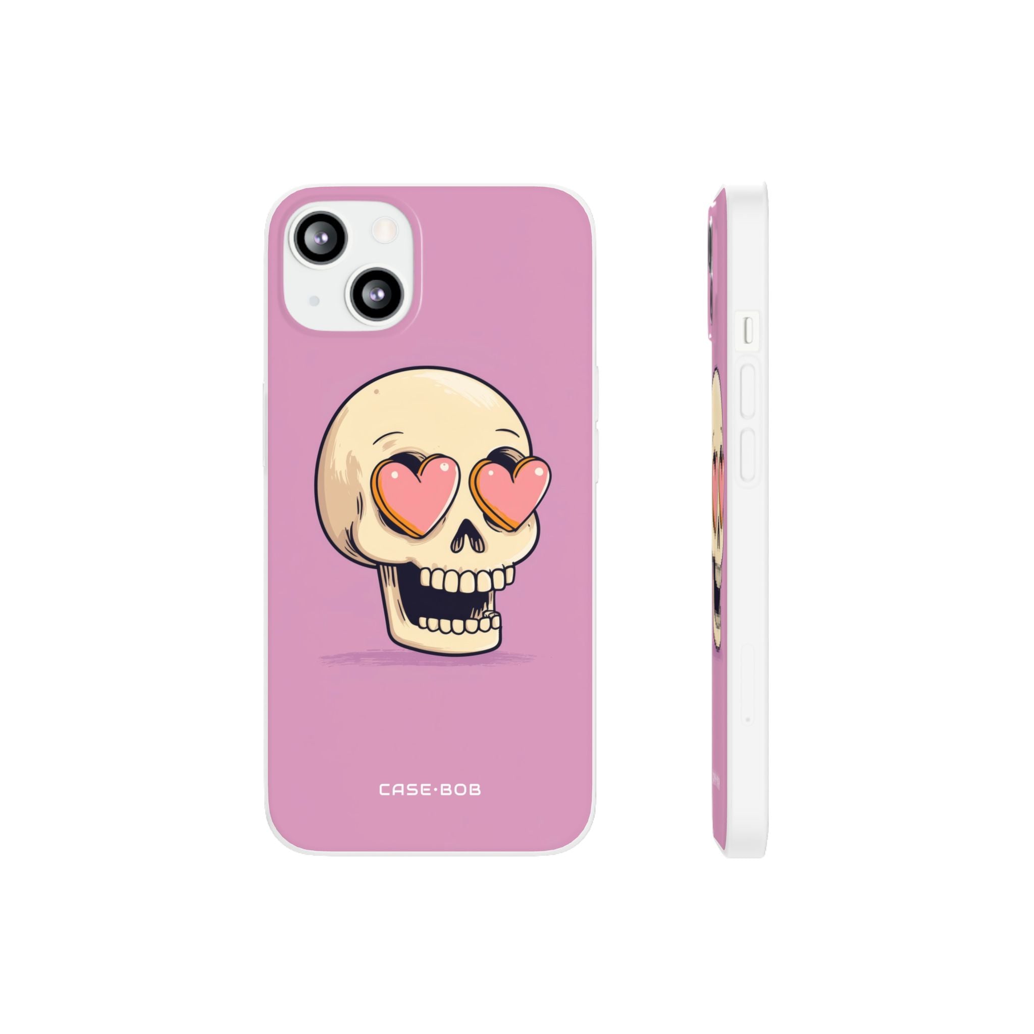 Heart Eyed Skull iPhone 13 - Soft