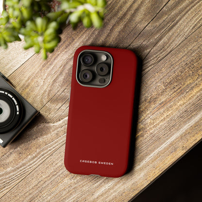 Maroon iPhone 15 - Tough Phone Case