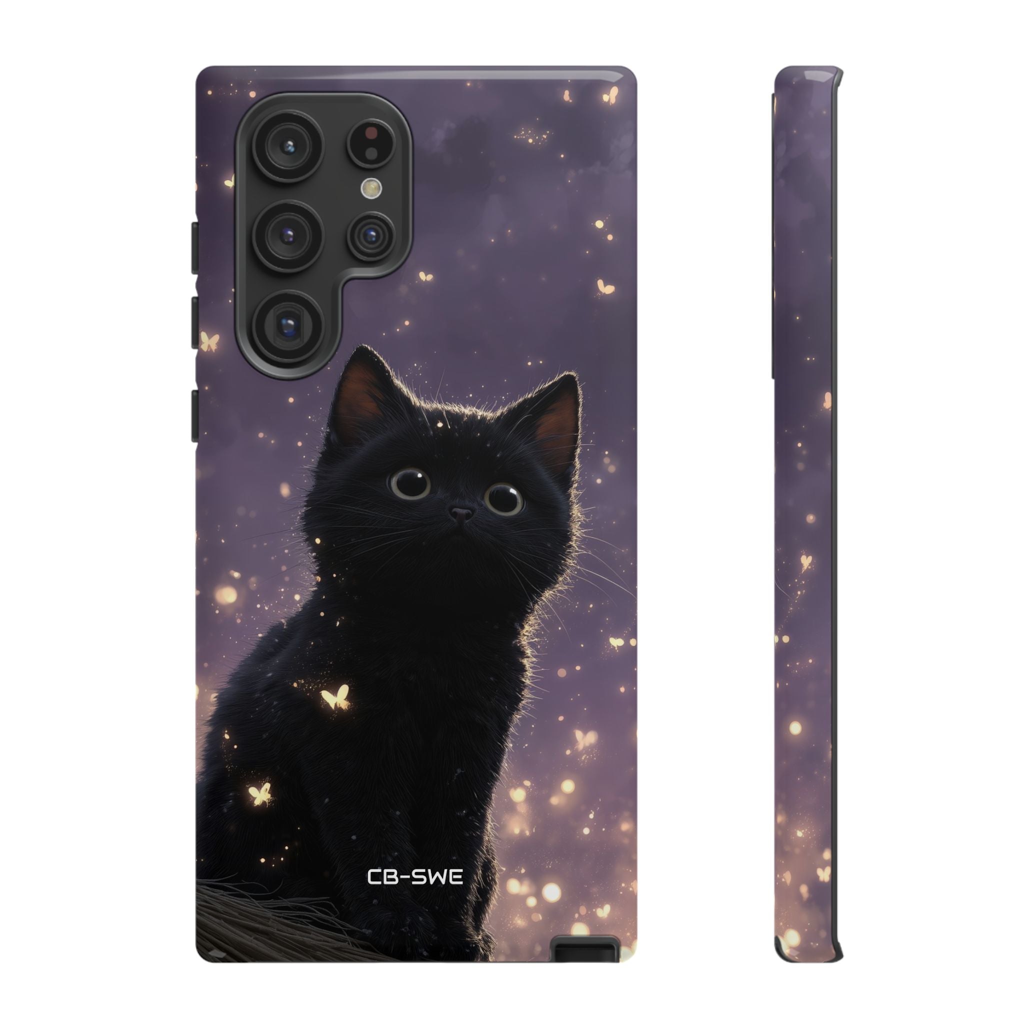 Whimsical Cat Soars - Samsung Case
