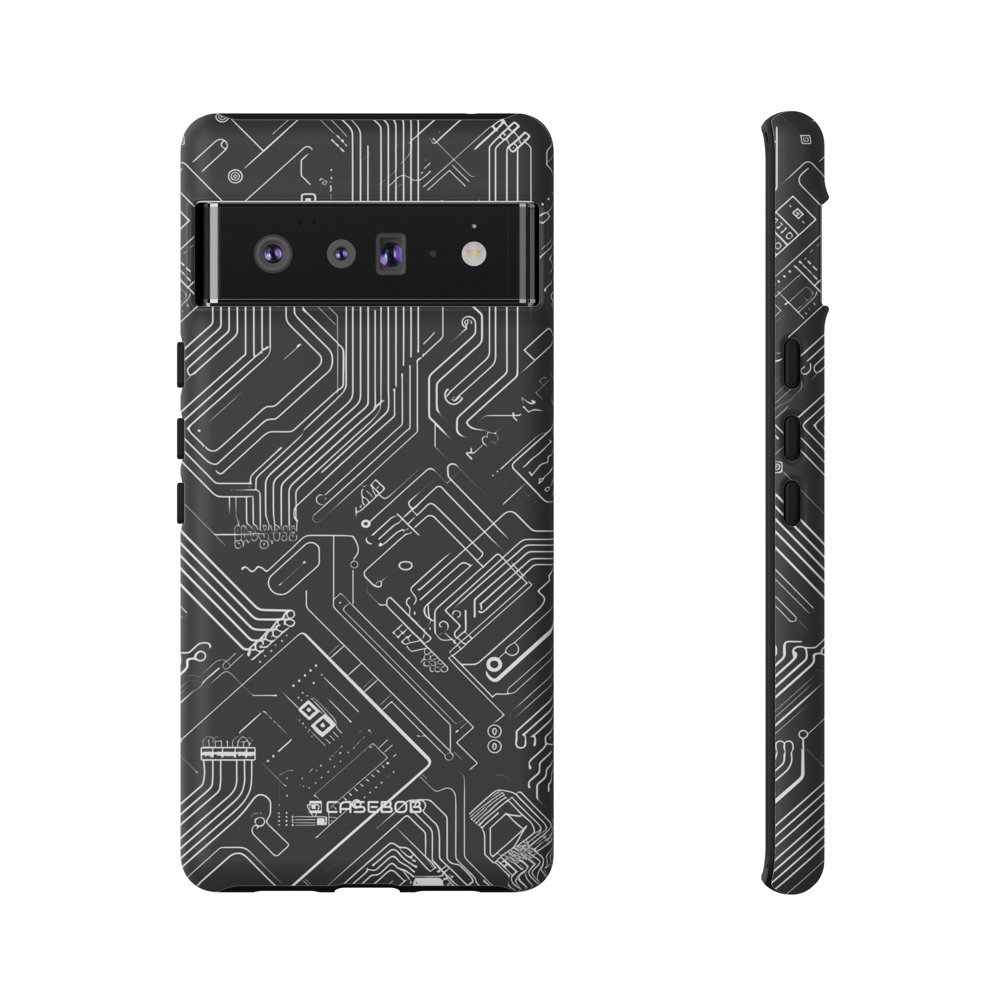 Cyber Circuitry Art - Phone Case for Google Pixel