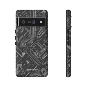 Cyber Circuitry Art | Protective Phone Case for Google Pixel