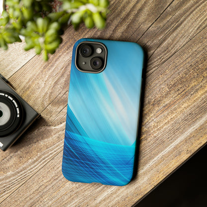 Abstract Blue - Protective Phone Case