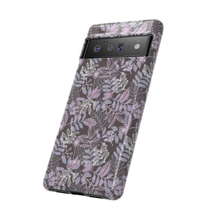 Dark Purple Leaf - Protective Phone Case