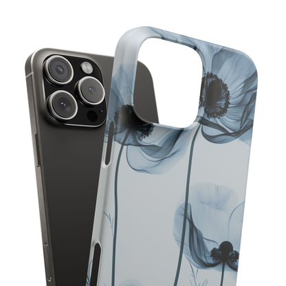 Ethereal X-Ray Flowers iPhone 16 - Slim Phone Case