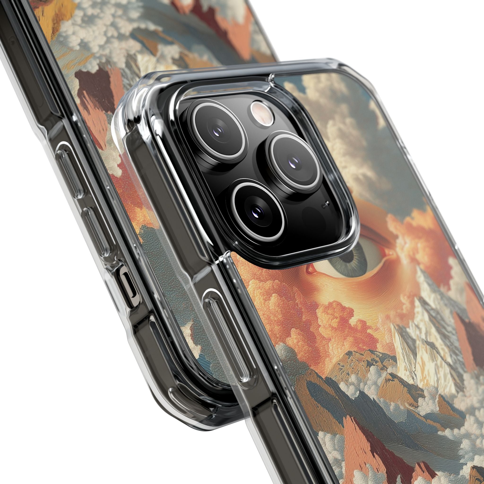 Eye Reflects Mountains iPhone Case - Impact