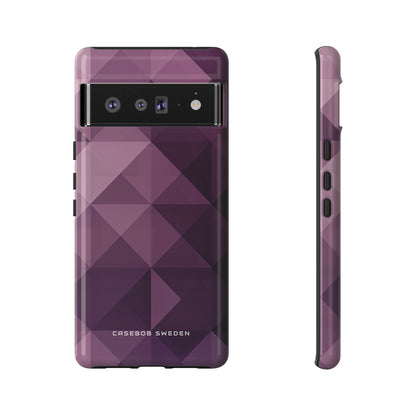 Gradient Purple Mosaic Google Pixel 6 - Tough Phone Case