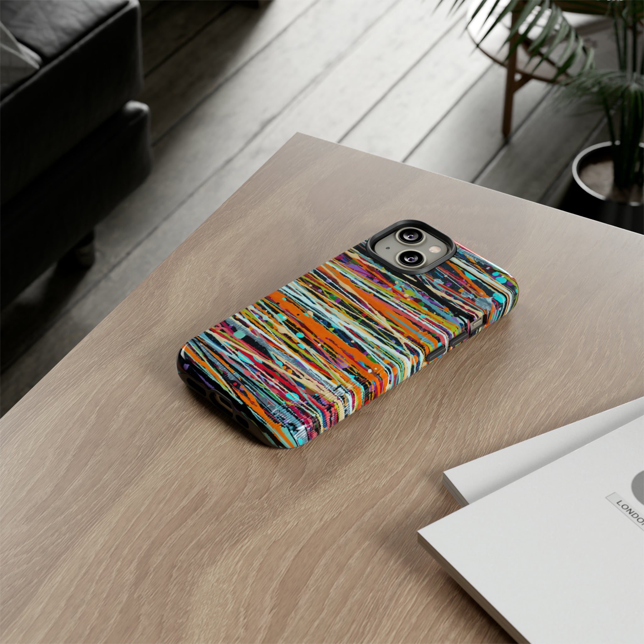 Oil painting - Stripe - Protective Phone Case