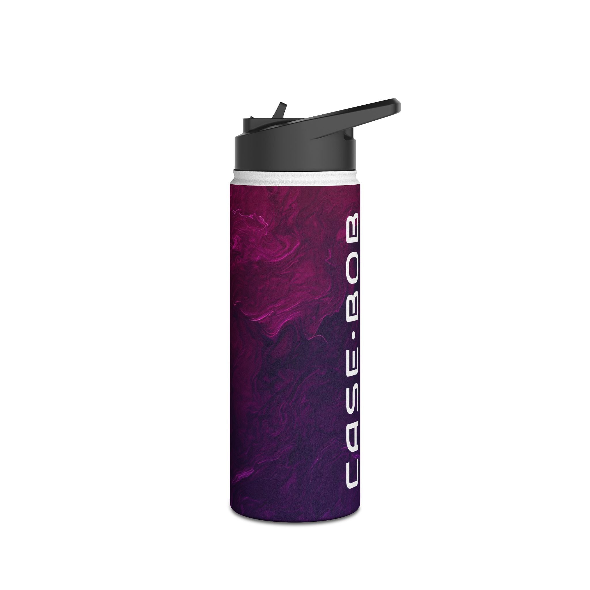 Purple Swirl - Stainless Steel Water Bottle
