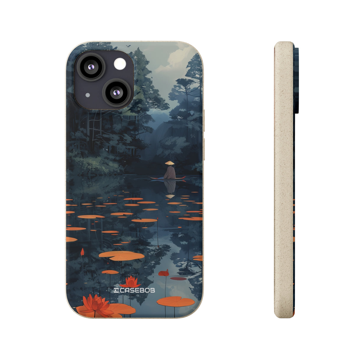 Tranquil Lotus Serenity | Biodegradable Phone Case