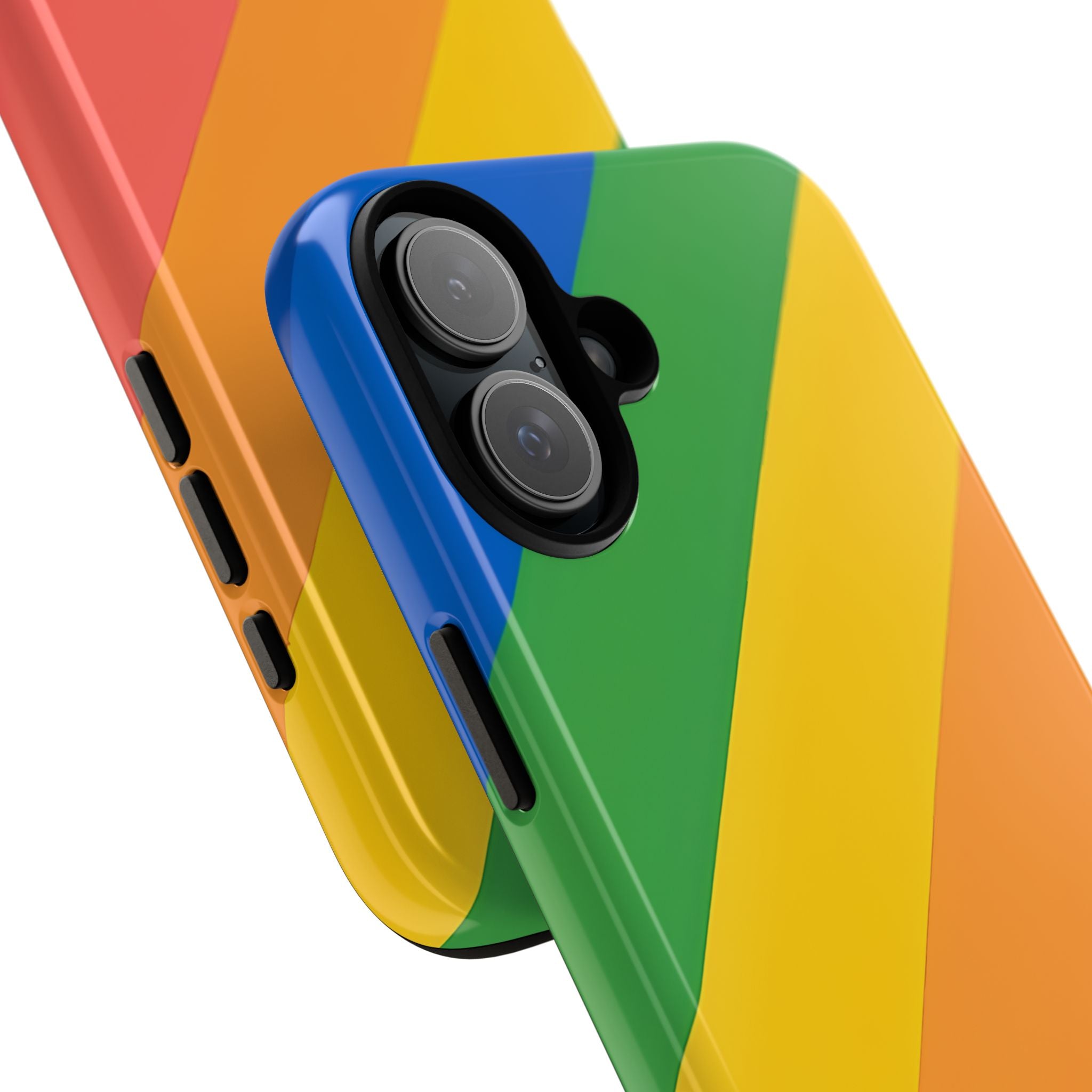 Vibrant Geometric Spectrum - iPhone Case