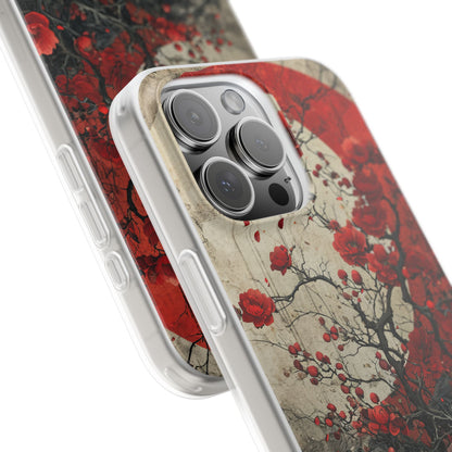 Zen Blossoms in Moonlight iPhone 16 - Flexi Phone Case