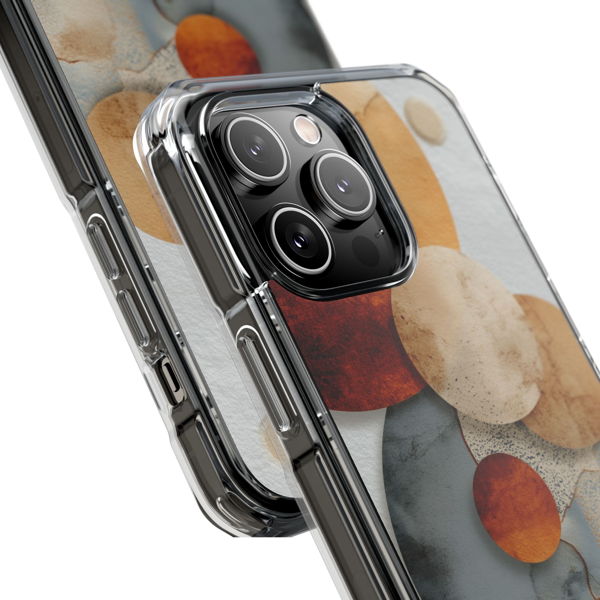 Circles Embrace Warmth iPhone Case - Impact