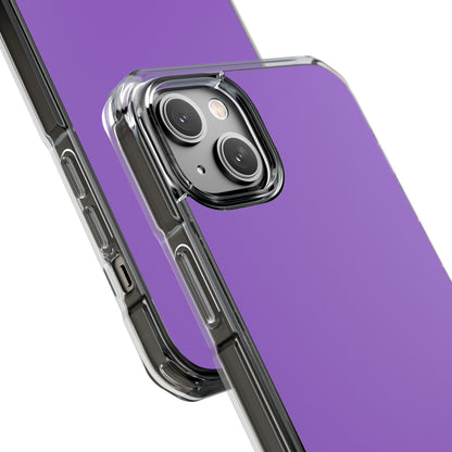 Amethyst Purple - Clear Impact iPhone 14 Phone Case