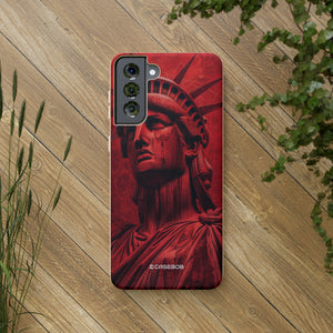 Red Liberty Revolution | Biodegradable Phone Case