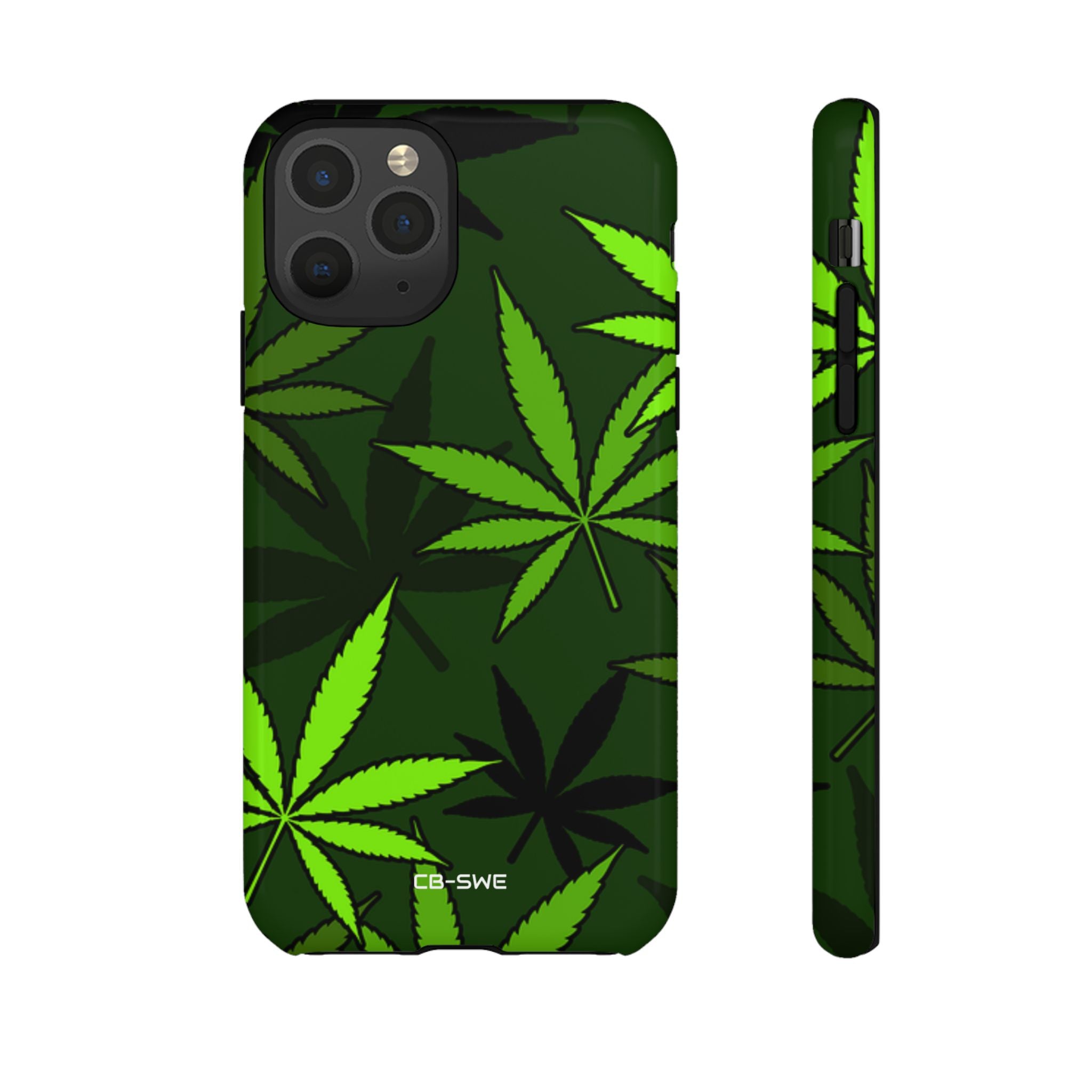 Green Leaf Symmetry - iPhone Case