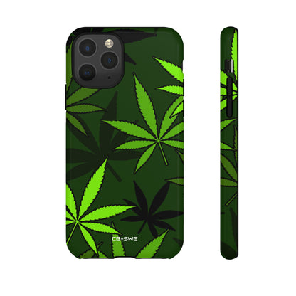 Green Leaf Symmetry - iPhone Case