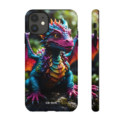Friendly Dragon Smiles - iPhone Case