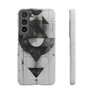 Monochrome Geometry | Slim Phone Case for Samsung