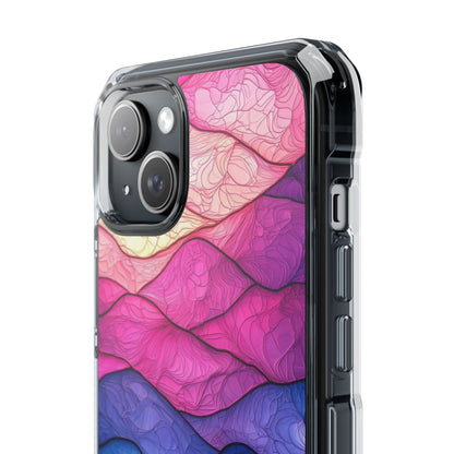 Wavy Vein Gradient iPhone 15 Plus Case - Impact