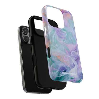 Purple Peach Whirl - Tough + MagSafe® iPhone 16 Phone Case