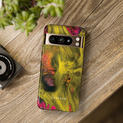 Yellow Ink Art - Protective Phone Case