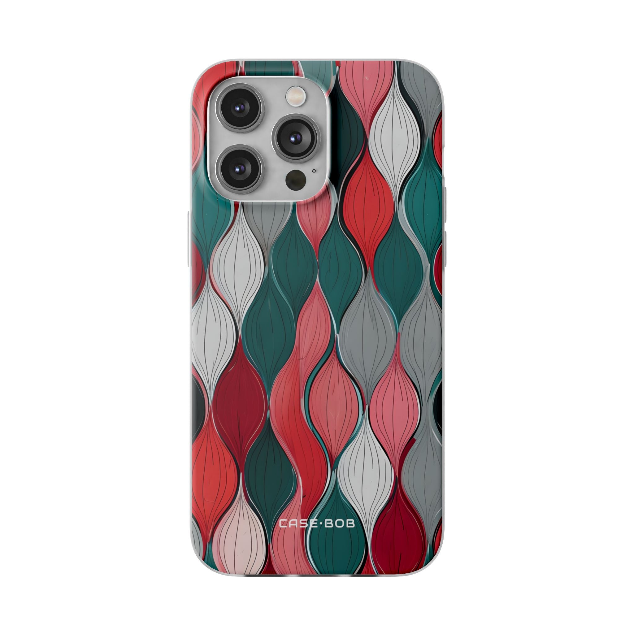 Leaf Cascade Teal iPhone 14 Pro Max Case - Soft