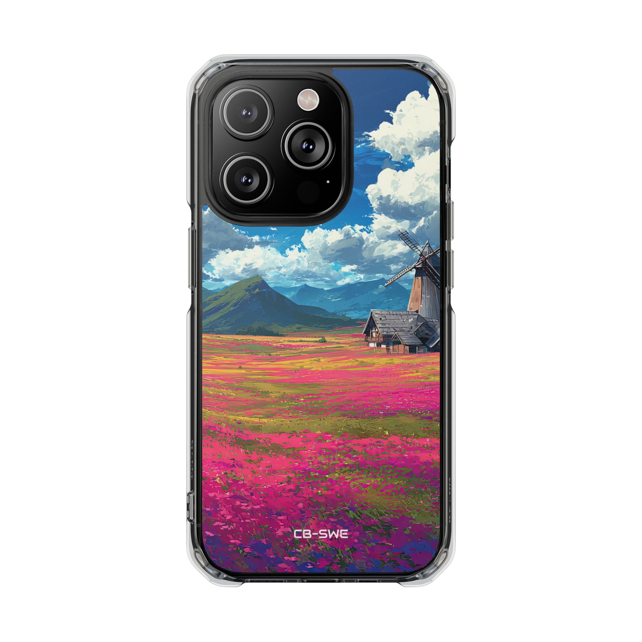 Impressionistic Summer Windmill iPhone Case - Impact