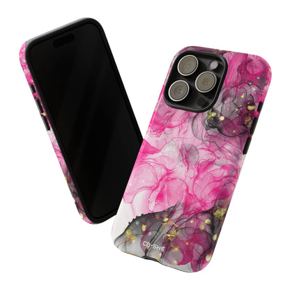 Vibrant Pink Swirls - iPhone Case