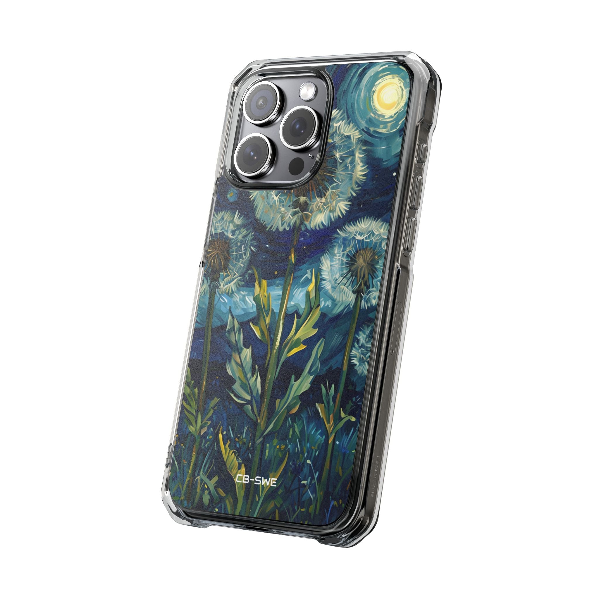Dandelions Under Starlight iPhone Case - Impact