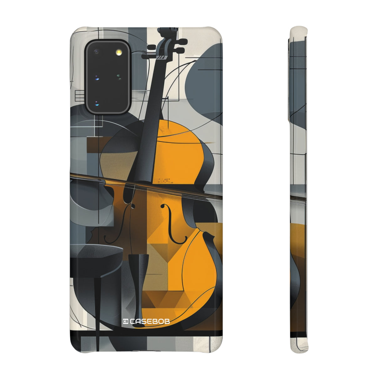 Cello Abstraktion | Schlanke Handyhülle für Samsung