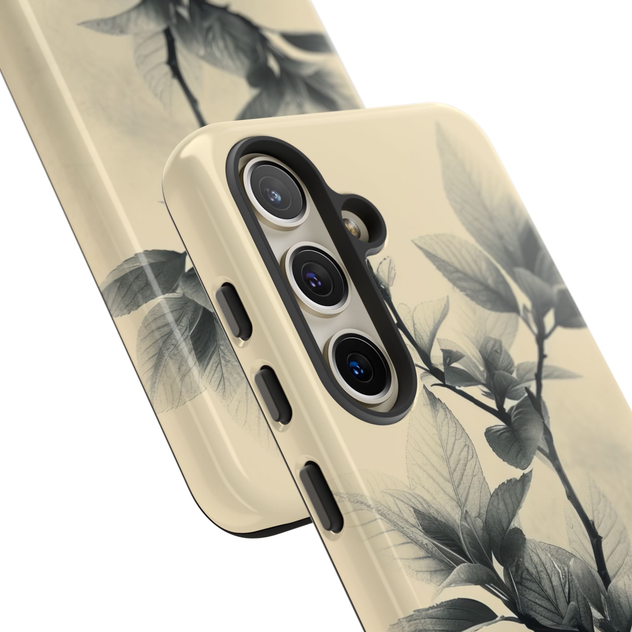 Beige Branch Art - Tough Samsung S24 Phone Case