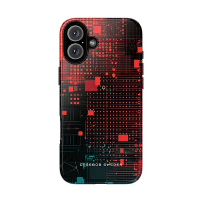 Gradient CyberFlux iPhone 16 - Tough Phone Case