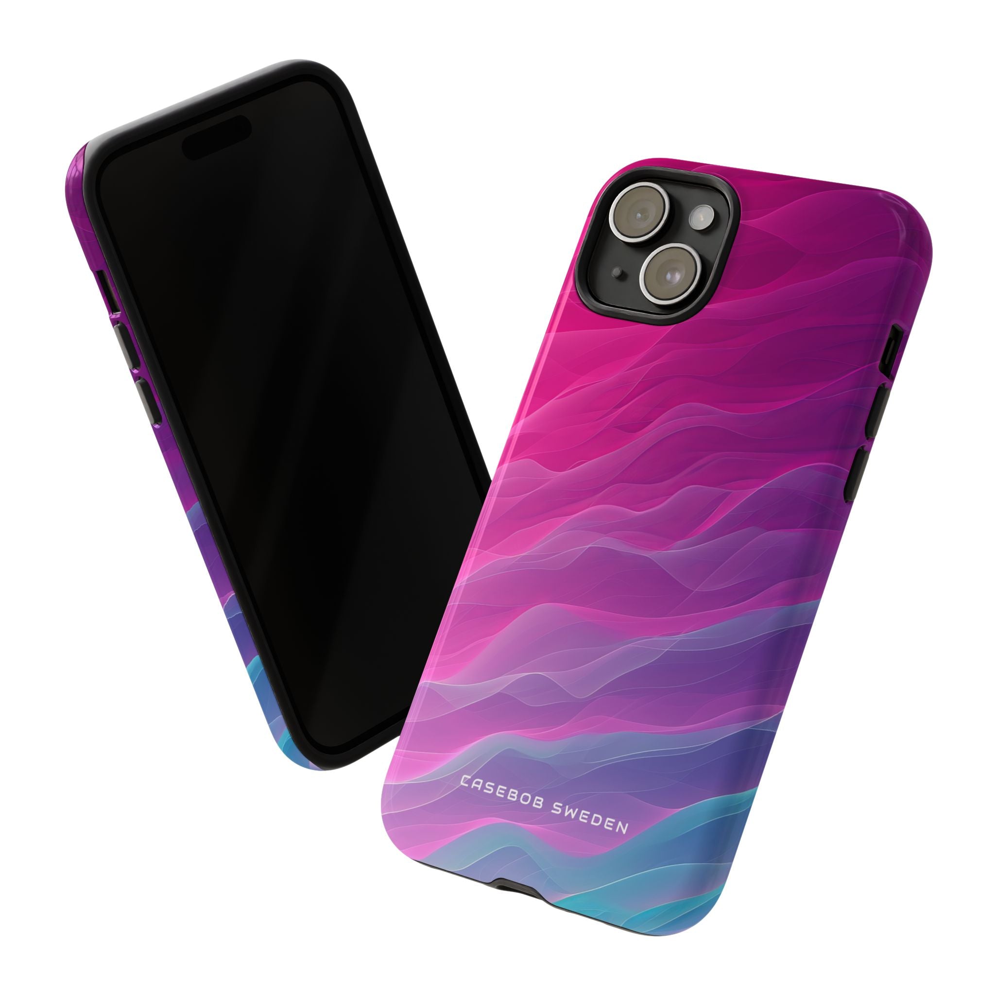 Gradient Oceanflow Waves iPhone 15 - Tough Phone Case