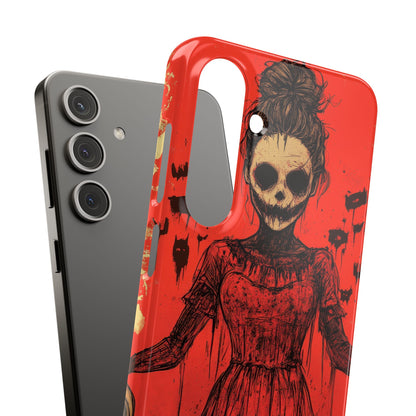 Haunting Scarlet Descent Samsung S24 - Slim Phone Case