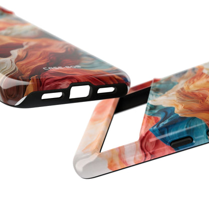 Fabric Peaks Cream Google Pixel 8 Pro Case - Tough