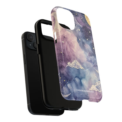 Dreamy Celestial Night - Tough + MagSafe® iPhone 15 Phone Case