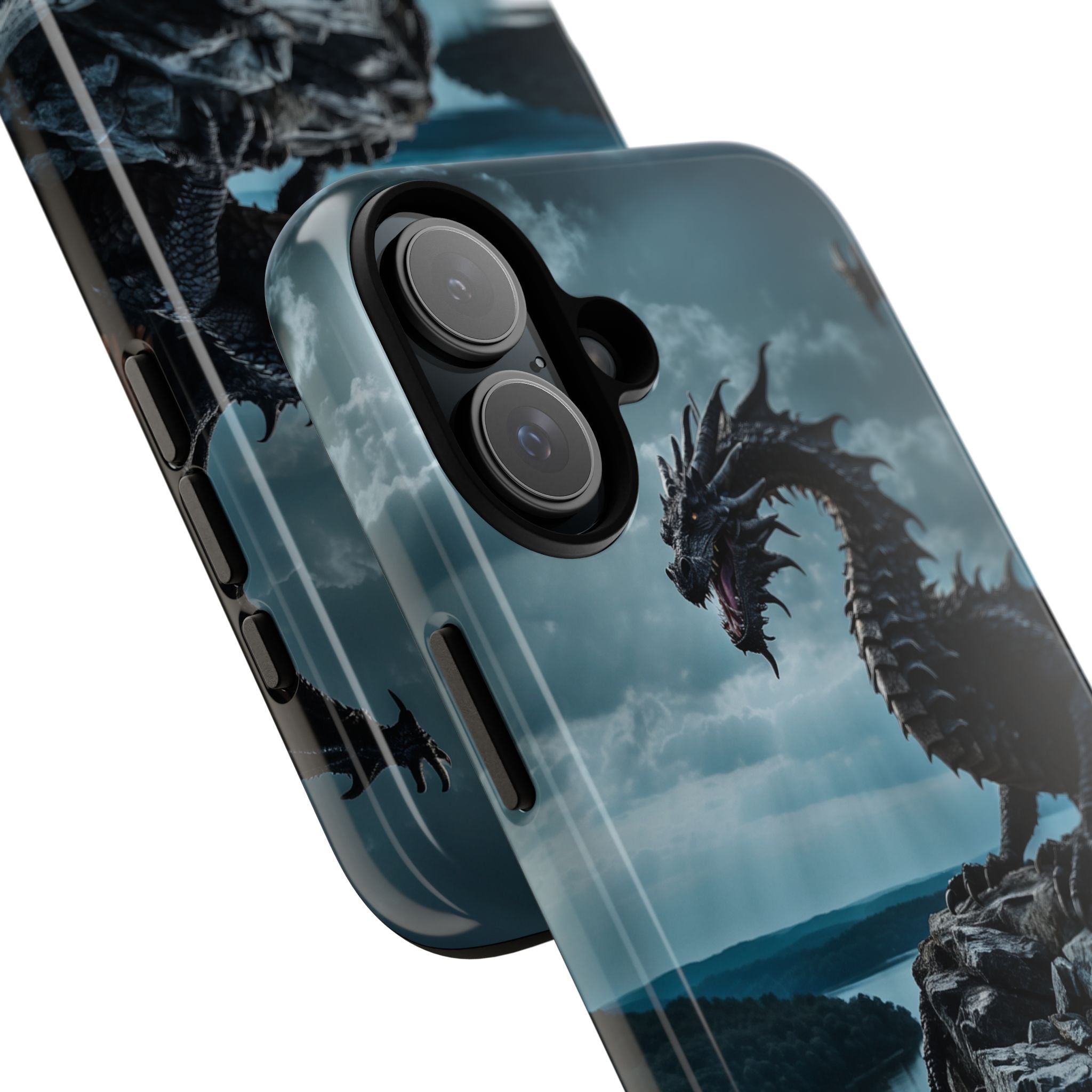 Dragon Soars Moonlight - iPhone Case