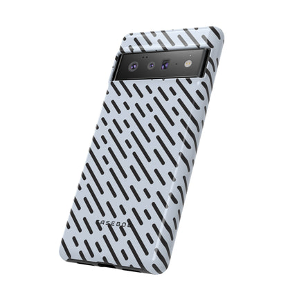 Monochrome Dash - Protective Phone Case