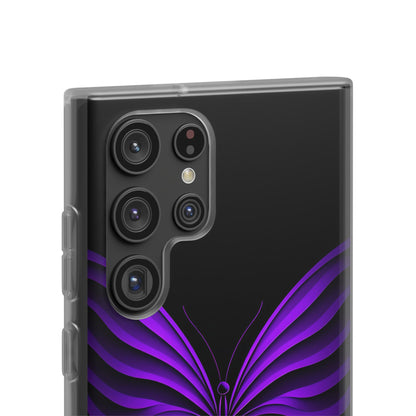 Violet Monarch Samsung S22 Ultra Case - Soft