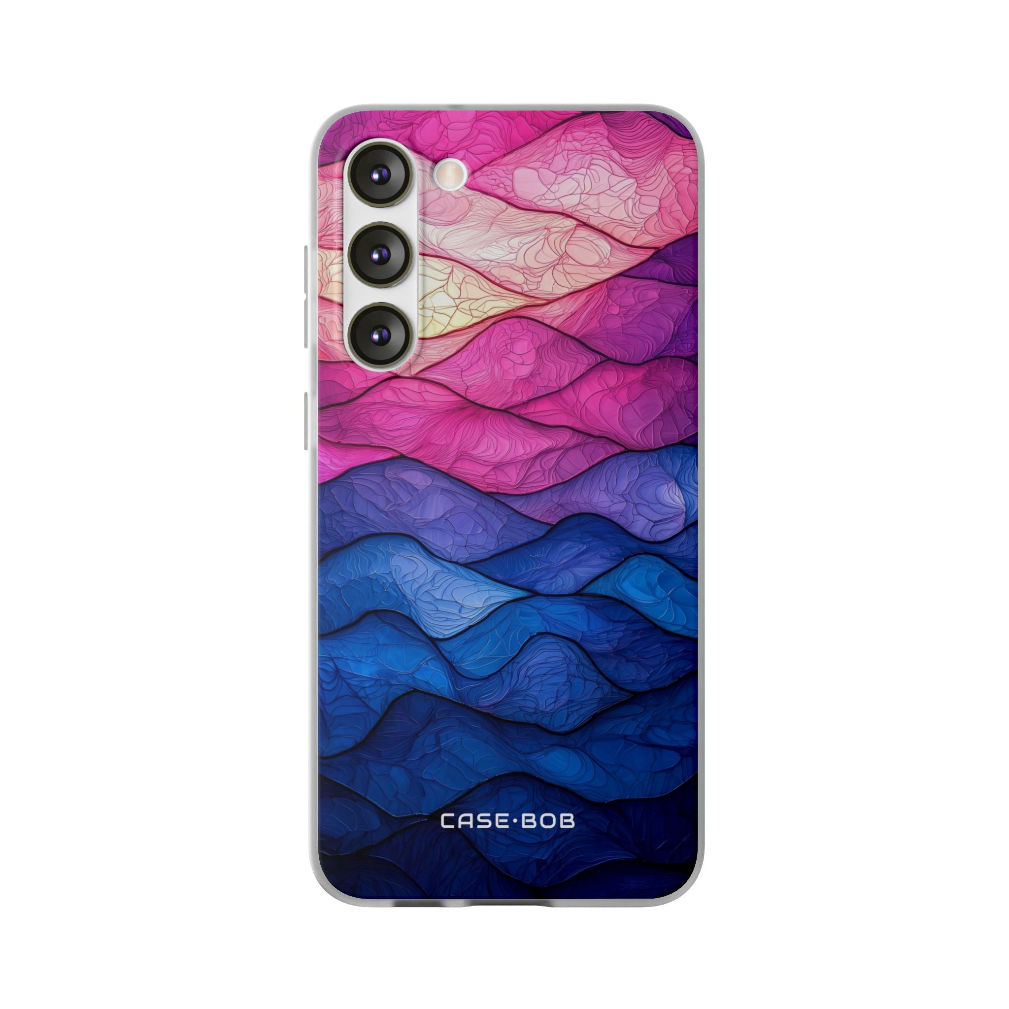 Wavy Vein Gradient Samsung S23 Plus Case - Soft