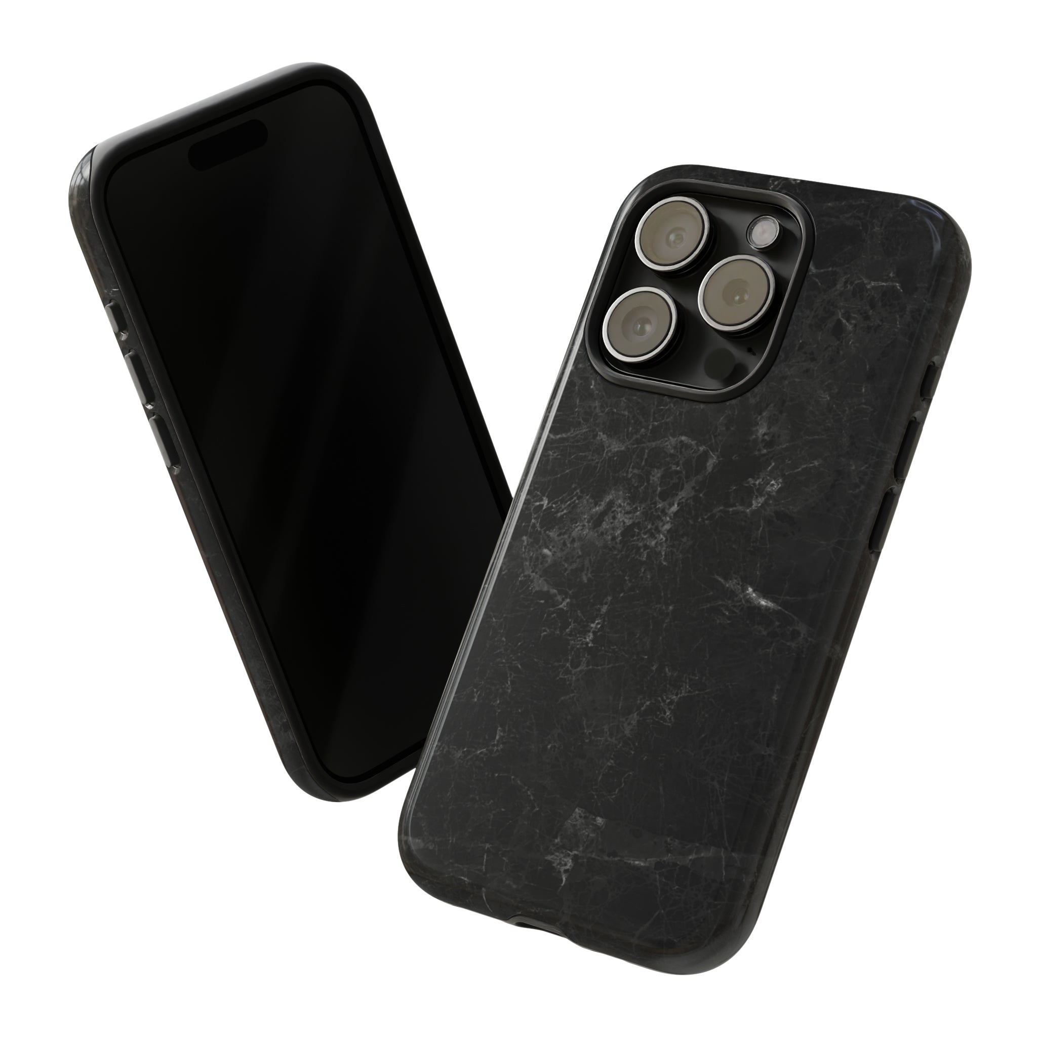 Black Marble - Protective Phone Case