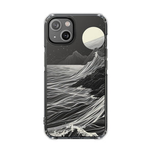 Moonlit Serenity – Handyhülle für iPhone (Clear Impact – Magnetisch)