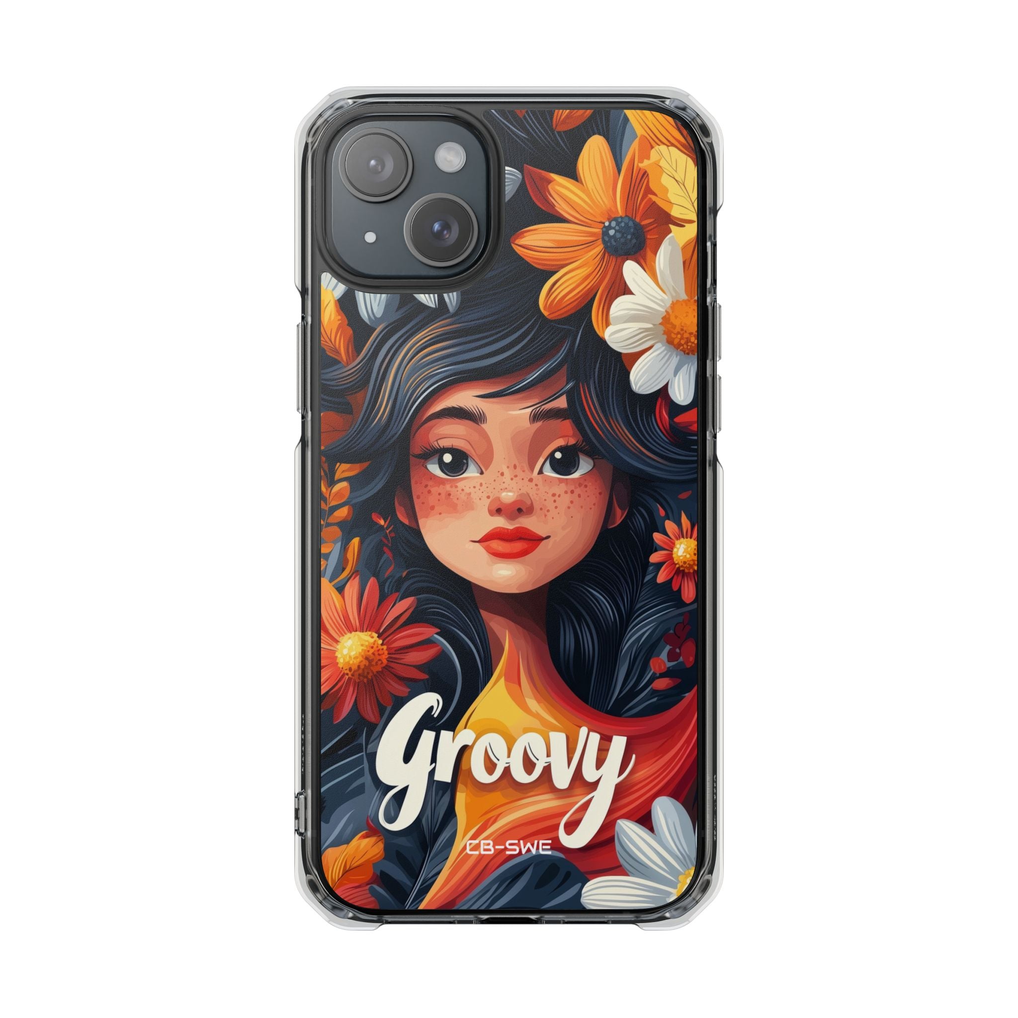 Floral Girl Smiles iPhone Case - Impact