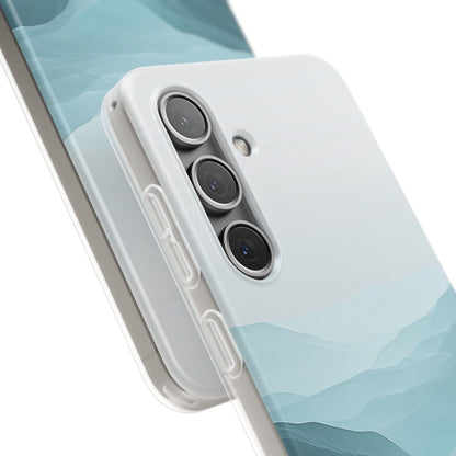 Teal Mist Mountains Samsung S24 Case - Soft